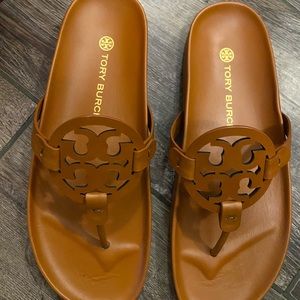 Brand new Tory Burch miller cloud sandals never worn